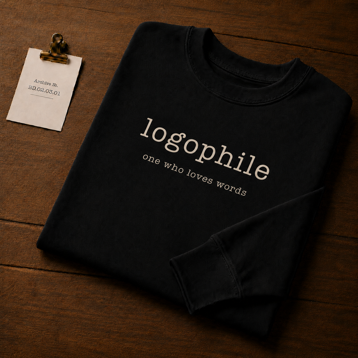 Logophile Regular Sweatshirt