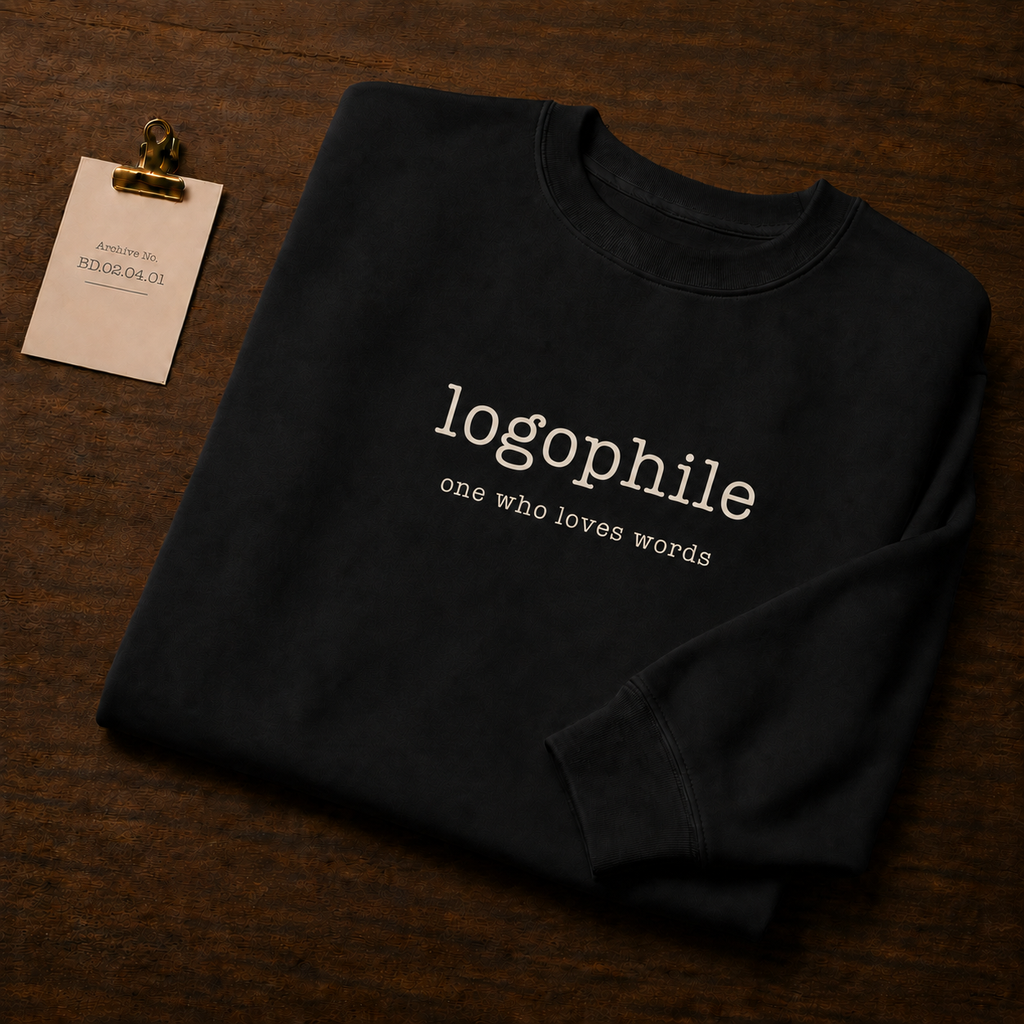Logophile Oversized Sweatshirt