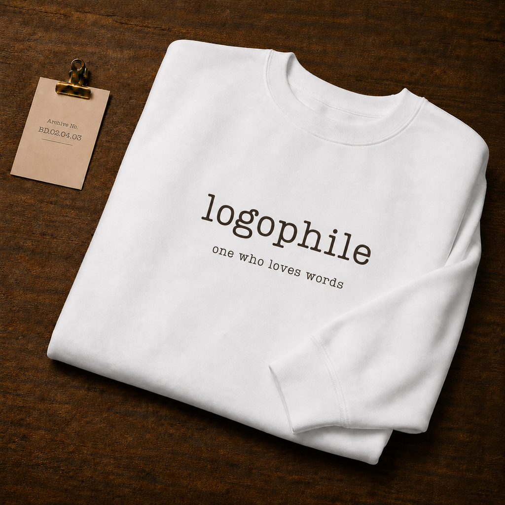 Logophile Oversized Sweatshirt