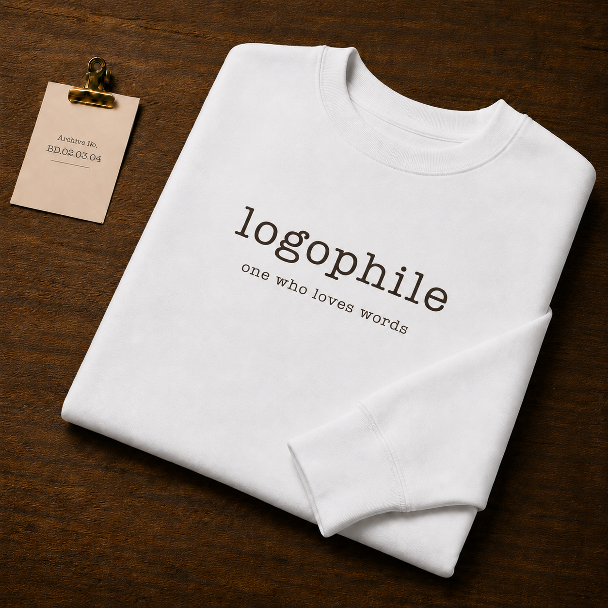 Logophile Regular Sweatshirt