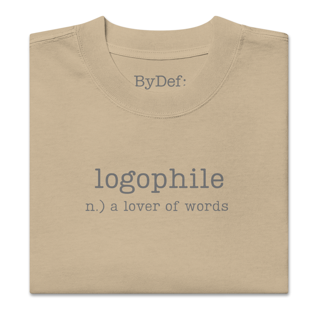 Logophile Oversized T-shirt